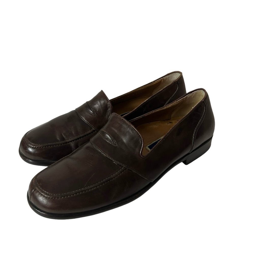Cole haan Bragano mens loafers dress shoes brown leather size 9 M